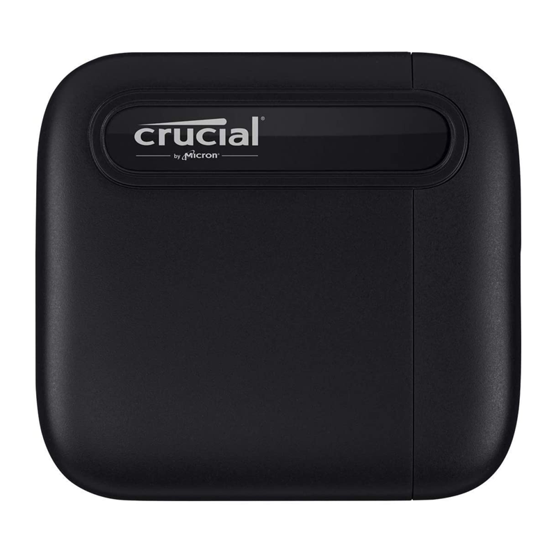  Crucial - SSD portátil Crucial X6 de 500 GB, hasta 800 MB/s, PC  y Mac, unidad externa de estado sólido USB 3.2 USB-C, CT500X6SSD9 :  Electrónica
